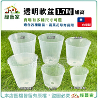 【綠藝家】透明軟盆1.7吋 (加高) 蔬菜育苗專用白色透明軟盆 育苗軟盆 透明盆 育苗盆 育苗