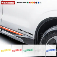 2 Pcs Door Side Sticker Bumper Fender Body Reflective Graphics Decal For Subaru Forester Sport STI SF SG SH SJ SK Accessories