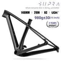 LEXON Carbon MTB Bike Frames 29er 148*12mm Mountain Hardtail Frameset 15/17/19inch BOOST Wheel MTB Frame Cycling Accessories