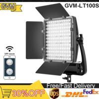 GVM-LT100S 100W High Power Bi-Color Lens Light beads Video Lighting Panel Light Kit