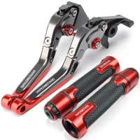 Motorcycle HYPERMOTARD Racing Grips Handle Grips Brake Levers Clutch For DUCATI HYPERMOTARD 796 2010 2011 2012 CNC Brakes levers