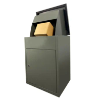 Large Freestanding Weatherproof Anti-theft Wall Mounted Parcel Mailbox Delivery Drop Post Box