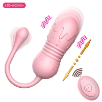 Wireless Remote Telescopic Vibrator for Women Vaginal Ball Vibrating Egg Clitoral Stimulator G-Spot Massage Kegal Ball Sex Shop