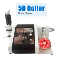 5D body shaper vaccum roller body massager liposuction sliming machine anti-cellulite diathermy butt lifting machine