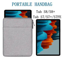 For Samsung Galaxy Tab S8 S7 Plus S7 FE SM-T970 Bag Sleeve Shockproof Pockets Pouch Funda for Galaxy Tab S7 S8 Plus S7 S8 Case