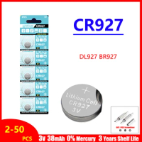 CR927 Button Coin Cell CR 927 3V Lithium Batteries For Toy Clock Watch Remote Control Laser Light DL927 BR927 BR927-1W CR927-1W
