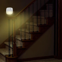Night Light Smart Motion Sensor Light Battery Operated LED Night Lamp For Bedside Lamps Kids Bedroom Hallway Pathway Toilet Seat