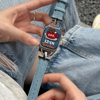 Suitable For Apple Applewatch Watch Iwatch8765 Se Western Denim Watch Band Niche New Summer