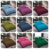 New Vallery Quincy Bedcover + Sprei Polos Embossed Extra King T30 200x200x30 - Sarung Bantal Dan Sar