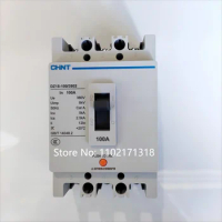 Original Chint Plastic Shell 2P 3P Leakage Circuit Breaker DZ15-100/3902 Air Switch 63A 80A 100A