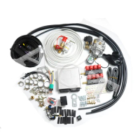 lpg cng autogas conversion kits gnv 4/6/8 cylinder dual fuel cng vehicle complete gas conversion kit