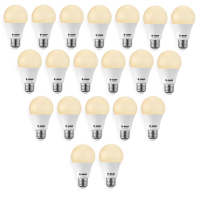 【臻光彩】LED燈泡8W 小橘美肌_自然光20入(Ra95 /德國巴斯夫專利技術)