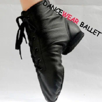 New 2017 Jazz Dance Boots Oxford Jazz Dance Sneaker Genuine Leather Jazz Dance Shoes