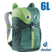 【德國 Deuter 】Kikki 6L 可愛動物造型 輕量透氣兒童背包/3610519 綠/深綠