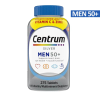 Centrum 善存 Silver銀裝 男士50+複合維他命片 （EXP 2027年） 275粒  銀善存 中老年男性多種維生素