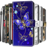 For Sony Xperia 5 IV 2022 Flip Case for Sony Xperia 1 iv 3D Emboss Leather Wallet Case for Xperia 10 iv 1 iii 1iv 5iv 10iv Cover