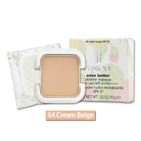 (即期品)CLINIQUE 倩碧 勻淨光透水波光粉餅 10g #64 cream beige(效期至2025年11月)