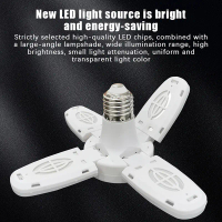 1PC E27 Bóng đèn LED trong nhà bóng đèn fan Leaf siêu sáng trang trí nội thất thấy phong cách ánh sá