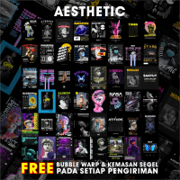 Poster Dinding Aesthetic Bundle Aesthetic Isi 48/24 Poster | Poster Aesthetic | Poster Kamar | Poste