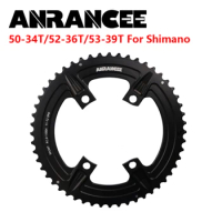 ANRANCEE Chainring 50-34T 52-36T 53-39T Crown For Shimano Suitable for Shimano 5800 R7000 R8000 R8100 Crankset