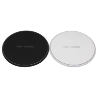 Qi Fast Wireless Charger For iPhone X/XS Max 8 Plus USB Charger Wireless Pad Portable Quick Charging For Samsung S8 500pcs