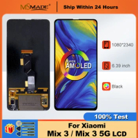 AMOLED 6.39" For Xiaomi Mix 3 Mix 3 5G LCD Display Screen Touch Digitizer Replacement Parts For MI Mix 3 M1810E5A Display