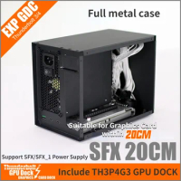 TH3P4G3 Thunderbolt-compatible GPU Dock Laptop to External Graphic Video Card w Full Metal Case Frame for SFX ATX Thunderbolt3/4