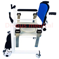 Easy Assembly Good Quality Home Care Commode Chair Toilet Seat For Disabled Transfer Lifting Wheelchair