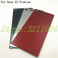For Sony Xperia XZ Premium G8141 G8142 Glass Battery Cover Rear Door Housing Case Repair parts For Sony Xperia XZP Battery cover