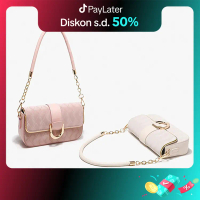 CHIYUM COD! Tas Selempang Kulit Wanita Tas Hp Bahu Cewek Slingbag Mini Rantai Tas Shoulder Premium W