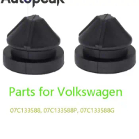 2X For VW Passat Golf Jetta Beetle Caddy rubber Bonnet Hood Air Intake Filter Grommet mount mounting bushing Buffer Cushions