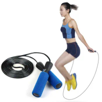 Women Iose Weight Jumping Rope Fitness Training equipment The Man Gym Weighted Jump Cord Jumping Bearing Handle Wire Skipping
