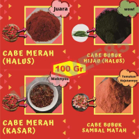 Bumbu CABE BUBUK PEDAS GURIH 100 Gr Aneka Rasa  Cabe Bubuk PEDAS GURIH LEVEL 3 LEVEL 5 LEVEL 10 LEVE