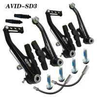AVID SD3 Bicycle V Brake Caliper Aluminum Alloy Road Bike Brakes 10.5cm Linear Pull V Brakes for MTB BMX Folding Road Bike