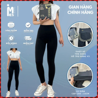 Quần Legging Đúc Su Lót Nỉ Giữ nhiêt mùa đông full box co giãn 4 chiều cạp siêu cao 1912 IMES SHOPCO