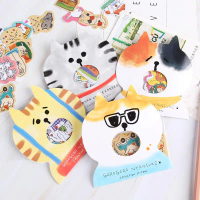SALE!!!ญี่ปุ่น เหมียว JAPAN CAT STICKER สติ๊กเกอร์ น่ารัก DIY 30 ชิ้น