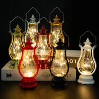 Creative Night Lights Luminous Oil Lamp Home Ornament Portable Lamp LED Night Lights Bedroom Decoration Table Lamp