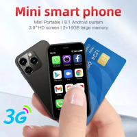Newest Mini Android 8.1 Smart Phone 3.0inch Display 2GB RAM 16GB ROM Dual SIM Standby Play Store WIFI Bluetooth 3G Little Phone