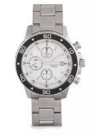Seiko Jam Tangan Pria Seiko Chronograph SND797 Strap Stainless Steel Silver