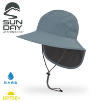 【Sunday Aftermoons 美國 抗UV防水透氣護頸帽《礦藍》】SA3A01558B/防曬帽/遮陽帽