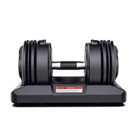 China Cheap Black Gym Equipment Adjustable 20 kg Weight Dumbbell
