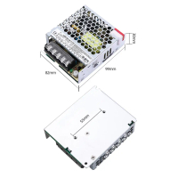 Nguồn chuyển đổi công suất 50W LRS 50 24V 24V 2,2A đầu ra đơn, nguồn điện được điều chỉnh