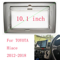WQLSK 10.1 Inch For TOYOTA Hiace 2012-2018 Car Radio Android MP5 Player Casing Frame 2din Head Unit Fascia Stereo Dash Cover