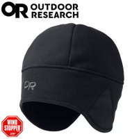 【Outdoor Research 美國 WIND WARRIOR防風透氣保暖護耳帽《黑》】243548/保暖帽