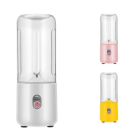 HOT！-Portable Blender Rechargeable Fresh Fruit Juice Mixer 6 Blades Electric Shake Cup Blender Smoothie Ice Crush Cup