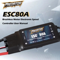 ESC 80A FMS Predator Peak 100A 2-6s lipo XT60 BEC 5V5A speed controler