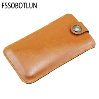 FSSOBOTLUN,For Apple iPhone 11 pro max 6.5" Case Sleeve Bag For Apple iPhone 11 6.1" Holster Handmade Protective Case