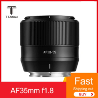 TTArtisan AF35mm f1.8 APS-C Camera Lens For Fuji X Mount Mirrorless Camera Portable Portrait Autofocus for X-H2 X-H2S X-T30 X-E4