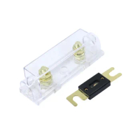 Inline ANL1 Fuse Holder 100A Power Fuse Holder Blade Fuse Stereo Audio Electrical Protection 30A 50A 80A 150A 200A 300A