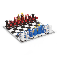 Chess Set Blocks Toys Adults International Chess Game Travel Folding Chess Board Set Children Mini Bricks Kids Educational Gifts